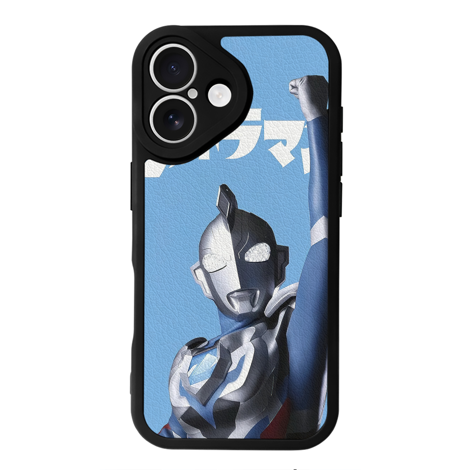 （画像用） ウルトラマン Ultraman 【iPhone 16シリーズ対応】シリコンスマホケース（レザー調） 材質：シリコン